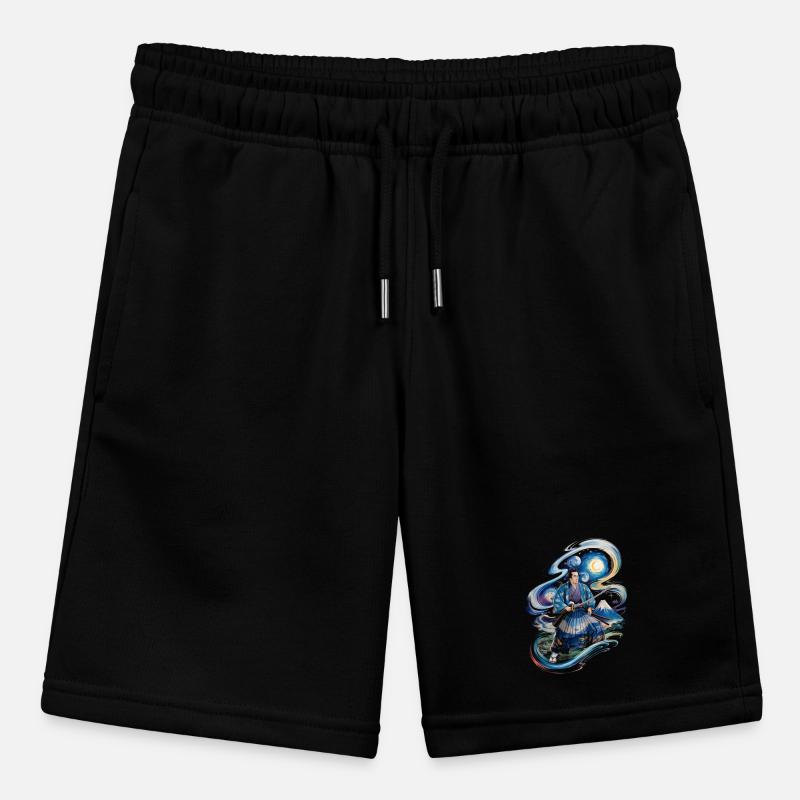Samurai Ronin mount fuji japanese Stanley/Stella MINI BOLTER Organic Teen Jogging Shorts