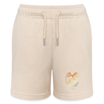 Retro Boxing Gloves - Stanley/Stella MINI BOLTER Organic Teen Jogging Shorts - soft Ecru - Front
