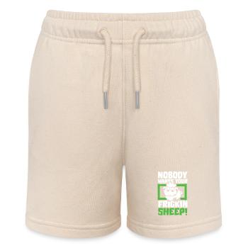 Nobody wants your frickin sheep - Stanley/Stella Teenager Bio-Joggingshorts MINI BOLTER - Natur - Vorne