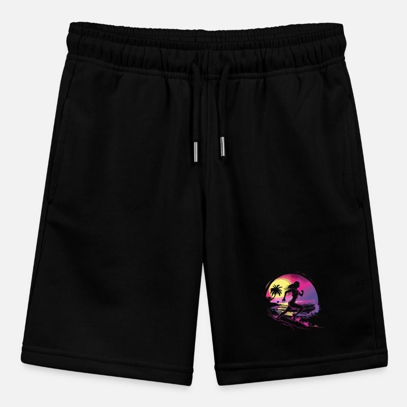 Runner Synthwave Stanley/Stella MINI BOLTER Organic Teen Jogging Shorts