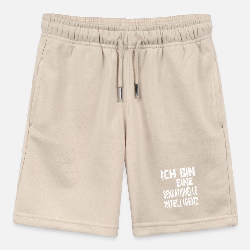 KI Spruch Ich bin eine sensationelle Intelligenz Stanley/Stella Teenager Bio-Joggingshorts MINI BOLTER