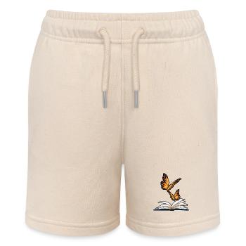 Schmetterling Buch - Stanley/Stella Teenager Bio-Joggingshorts MINI BOLTER - Natur - Vorne