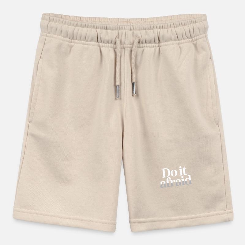 Do It Afraid Courage Development Motivation Stanley/Stella MINI BOLTER Organic Teen Jogging Shorts