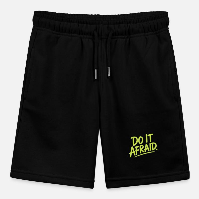 Do It Afraid Mut Weiterentwicklung Motivation Stanley/Stella Teenager Bio-Joggingshorts MINI BOLTER