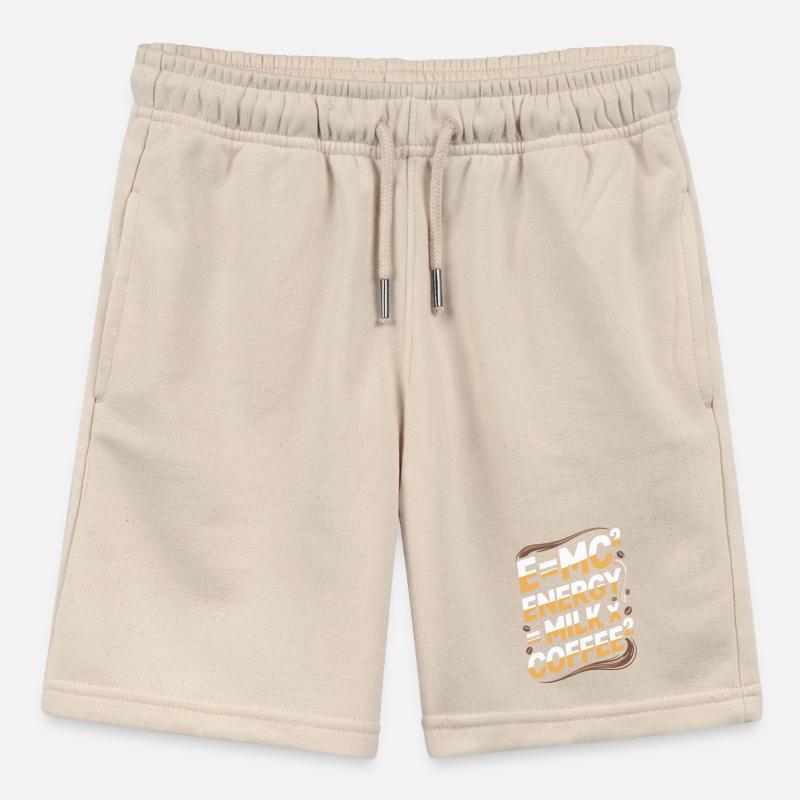 E=MC2 Physics Saying Caffeine Nerd Energy Coffee Stanley/Stella MINI BOLTER Organic Teen Jogging Shorts
