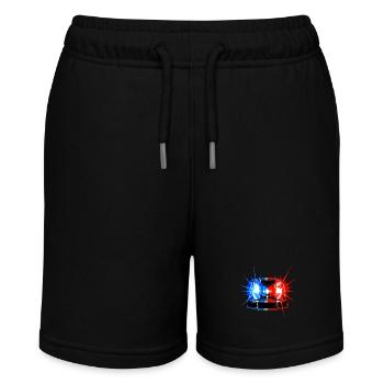 Blaulicht Sirene – Notfallwarnsystem - Stanley/Stella Teenager Bio-Joggingshorts MINI BOLTER - Schwarz - Vorne