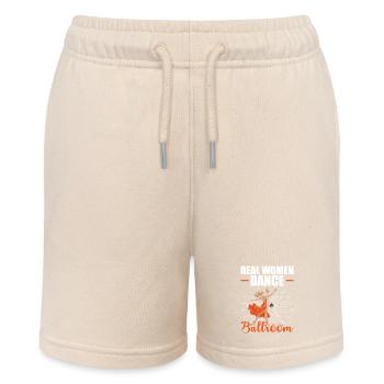 Real Women Dancing Ballroom Ballroom - Stanley/Stella MINI BOLTER Organic Teen Jogging Shorts - soft Ecru - Front