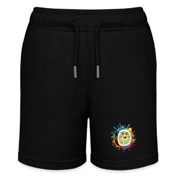 Expressive sushi cartoon - Stanley/Stella MINI BOLTER Organic Teen Jogging Shorts - black - Front