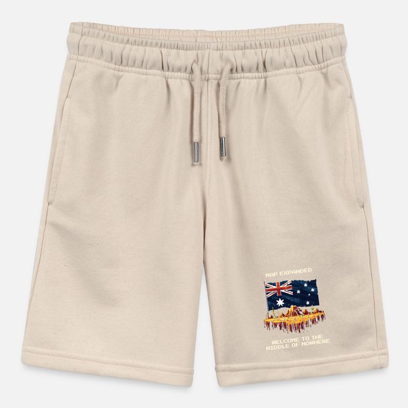 Karte erweitert: Mitte von Nirgendwo | Outback Stanley/Stella Teenager Bio-Joggingshorts MINI BOLTER