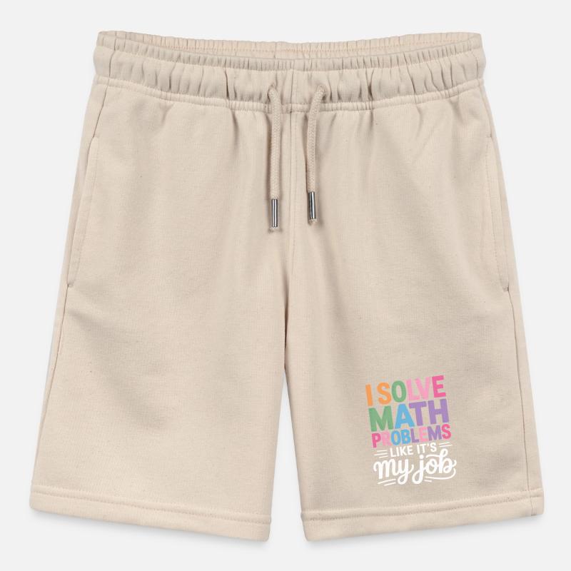I Solve Math Problems Like a Pro - Stanley/Stella MINI BOLTER Organic Teen Jogging Shorts