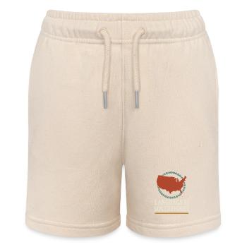 Indigenous Language Revitalization Native Speakers - Stanley/Stella MINI BOLTER Organic Teen Jogging Shorts - soft Ecru - Front