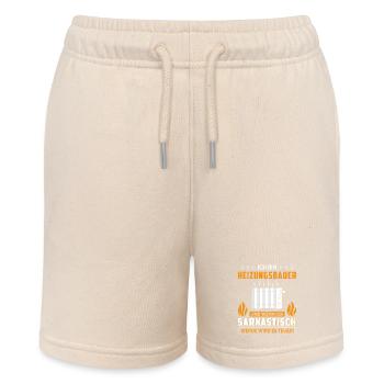 Heating Engineer Heating Construction Plumber Plumber - Stanley/Stella MINI BOLTER Organic Teen Jogging Shorts - soft Ecru - Front