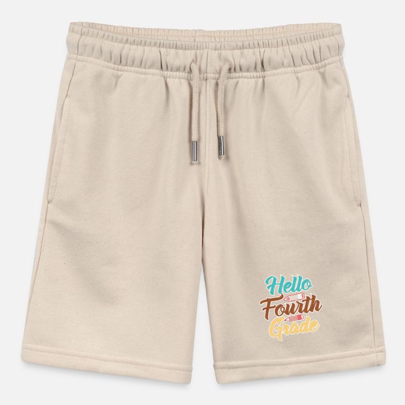 Hallo Vierte Klasse Schule Feier Design Stanley/Stella Teenager Bio-Joggingshorts MINI BOLTER