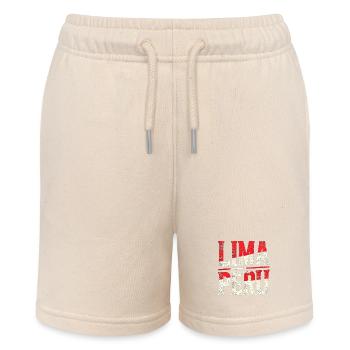 Lima Peru Retro Lettering - Stanley/Stella MINI BOLTER Organic Teen Jogging Shorts - soft Ecru - Front