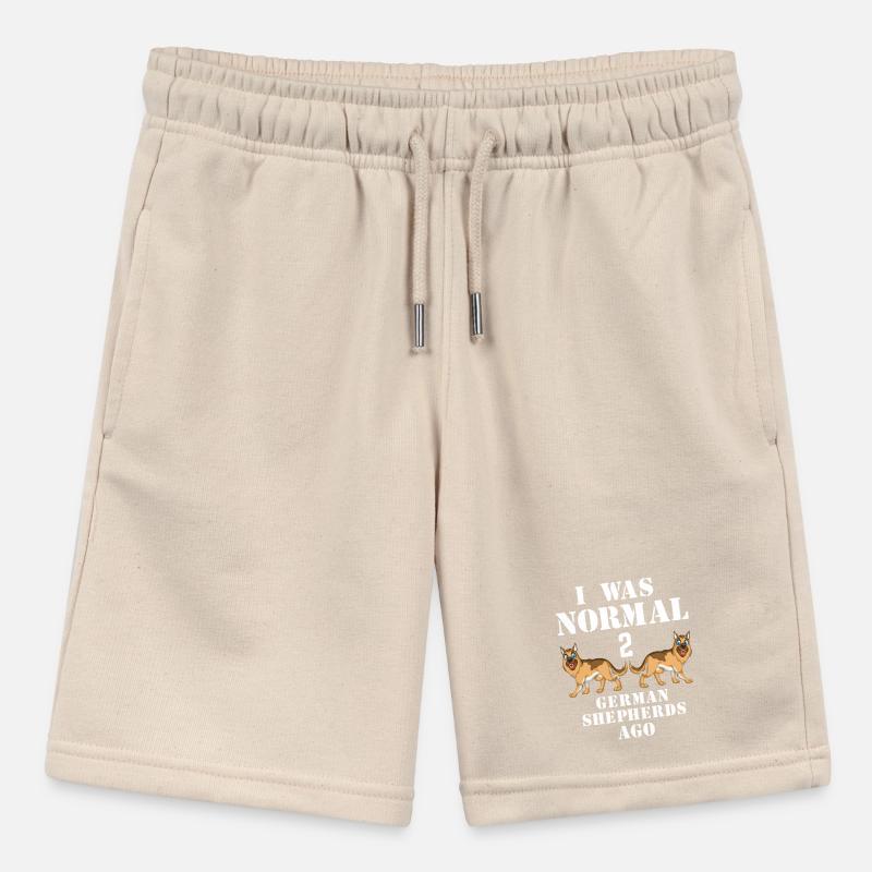Humorous German Shepherd Meme Design Stanley/Stella MINI BOLTER Organic Teen Jogging Shorts