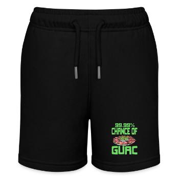 Guac God Funny Avocado Dip Meme Humor - Stanley/Stella Teenager Bio-Joggingshorts MINI BOLTER - Schwarz - Vorne