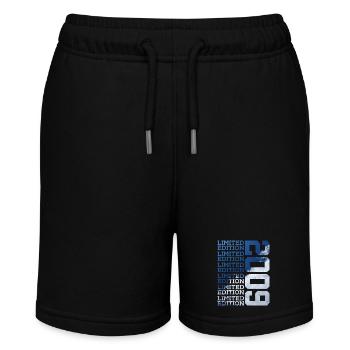 17 JAHRE LIMITED EDITION 2009 17. GEBURTSTAG - Stanley/Stella Teenager Bio-Joggingshorts MINI BOLTER - Schwarz - Vorne