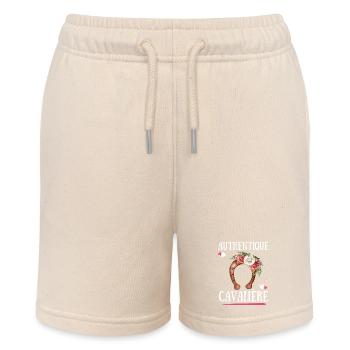 Authentischer Cavaliere - Stanley/Stella Teenager Bio-Joggingshorts MINI BOLTER - Natur - Vorne