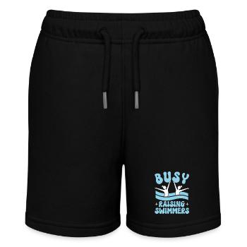 Synchronschwimmen Kunstschwimmen Wassersport - Stanley/Stella Teenager Bio-Joggingshorts MINI BOLTER - Schwarz - Vorne