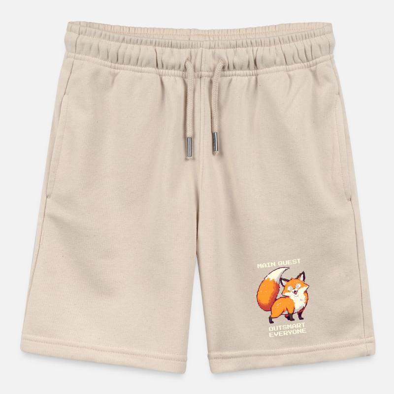 Main Quest: Outsmart Everyone | derpy fox Stanley/Stella MINI BOLTER Organic Teen Jogging Shorts
