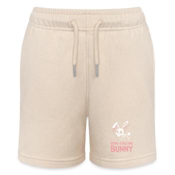 Bone-Chilling Bunny Halloween  - Stanley/Stella Teenager Bio-Joggingshorts MINI BOLTER - Natur - Vorne