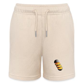 Sliced Lemon Moon Moon Lemon - Stanley/Stella MINI BOLTER Organic Teen Jogging Shorts - soft Ecru - Front