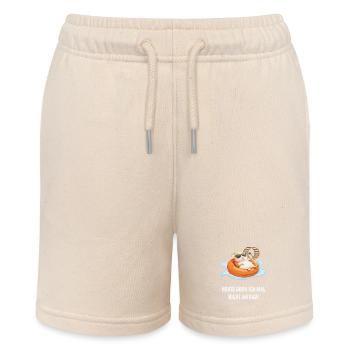 Hamster im Pool Chill - Stanley/Stella Teenager Bio-Joggingshorts MINI BOLTER - Natur - Vorne