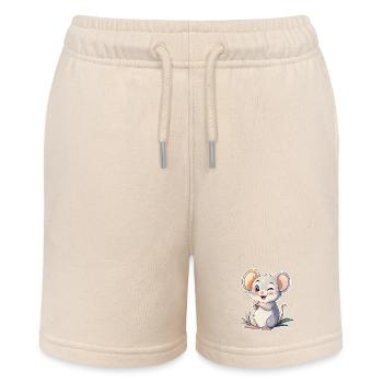 Maus - Stanley/Stella Teenager Bio-Joggingshorts MINI BOLTER - Natur - Vorne