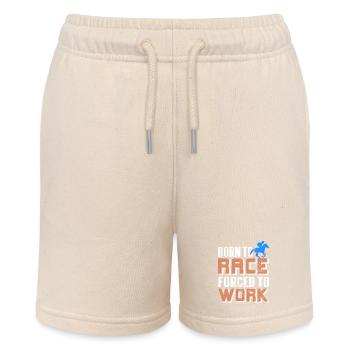 Fueled by Racing Forced into Day Job Humor - Stanley/Stella Teenager Bio-Joggingshorts MINI BOLTER - Natur - Vorne