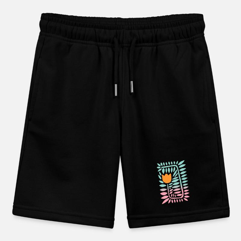 Gradient tulip - türkis Stanley/Stella Teenager Bio-Joggingshorts MINI BOLTER