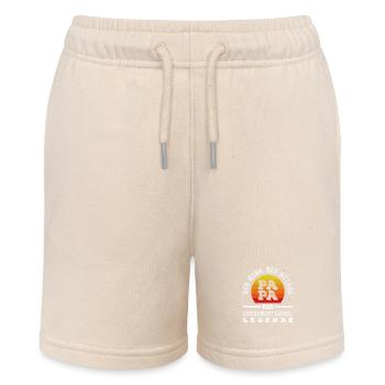 Dad Man Myth Legend Crossword Puzzle Humor - Stanley/Stella MINI BOLTER Organic Teen Jogging Shorts - soft Ecru - Front