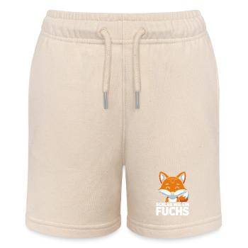 Smart as a fox Cute fox - Stanley/Stella MINI BOLTER Organic Teen Jogging Shorts - soft Ecru - Front