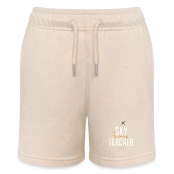 Flight Instructor Cfi Pilot Aviation Instructor - Stanley/Stella MINI BOLTER Organic Teen Jogging Shorts - soft Ecru - Front