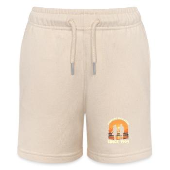 Anniversary of mutual harassment since 1994 - Stanley/Stella MINI BOLTER Organic Teen Jogging Shorts - soft Ecru - Front