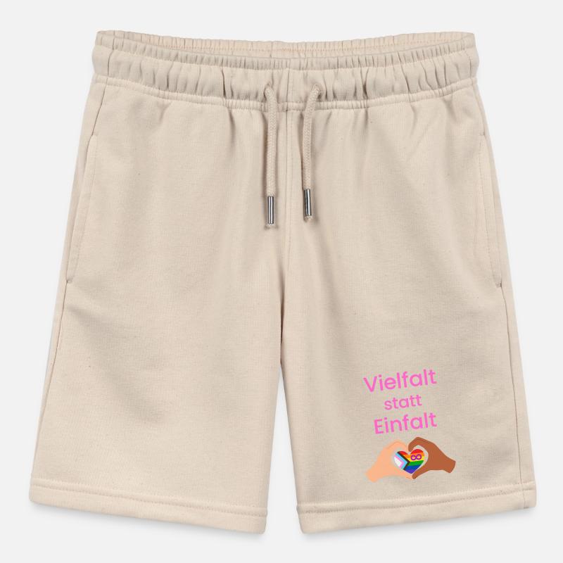 Vielfalt statt Einfalt Stanley/Stella Teenager Bio-Joggingshorts MINI BOLTER