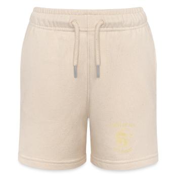 Zuerst bin ich eine Freude - Stanley/Stella Teenager Bio-Joggingshorts MINI BOLTER - Natur - Vorne