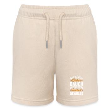 Das Ist Kein Dicker Bauch Das Ist Feinkostgewölbe - Stanley/Stella Teenager Bio-Joggingshorts MINI BOLTER - Natur - Vorne