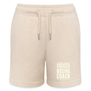 Entraîneur de boxe disant typographie imprimer - Short bio MINI BOLTER Stanley/Stella Ado - écru doux - Devant