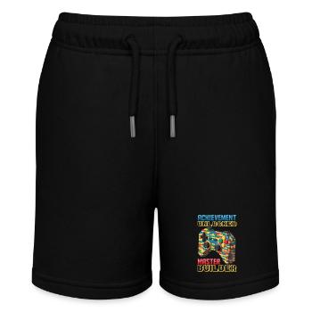 Building Blocks Gamer Gaming Brick Builder - Stanley/Stella MINI BOLTER Organic Teen Jogging Shorts - black - Front