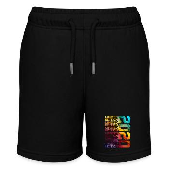 LIMITED EDITION 2020 6 YEARS 6TH BIRTHDAY - Stanley/Stella MINI BOLTER Organic Teen Jogging Shorts - black - Front