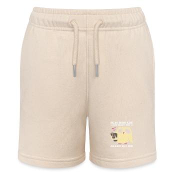 I'm OK You're OK Everything's OK Owl - Stanley/Stella MINI BOLTER Organic Teen Jogging Shorts - soft Ecru - Front