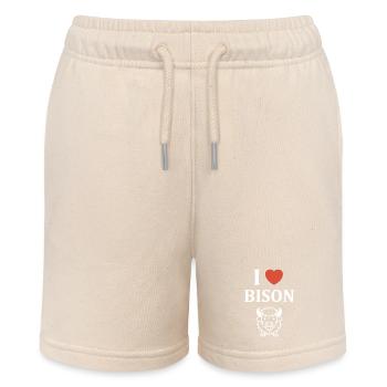 Bison - Stanley/Stella Teenager Bio-Joggingshorts MINI BOLTER - Natur - Vorne