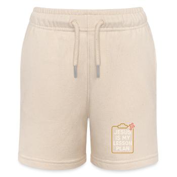 Christian Teacher, Faith-Based - Stanley/Stella MINI BOLTER Organic Teen Jogging Shorts - soft Ecru - Front