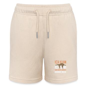 Lustiges Faultier Keine Motivation Spruch - Stanley/Stella Teenager Bio-Joggingshorts MINI BOLTER - Natur - Vorne