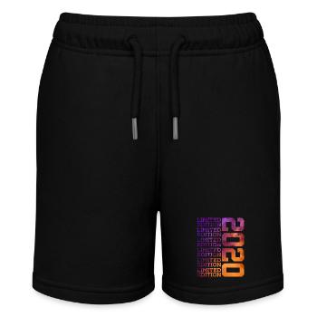 6 YEARS LIMITED EDITION 2020 6TH BIRTHDAY - Stanley/Stella MINI BOLTER Organic Teen Jogging Shorts - black - Front