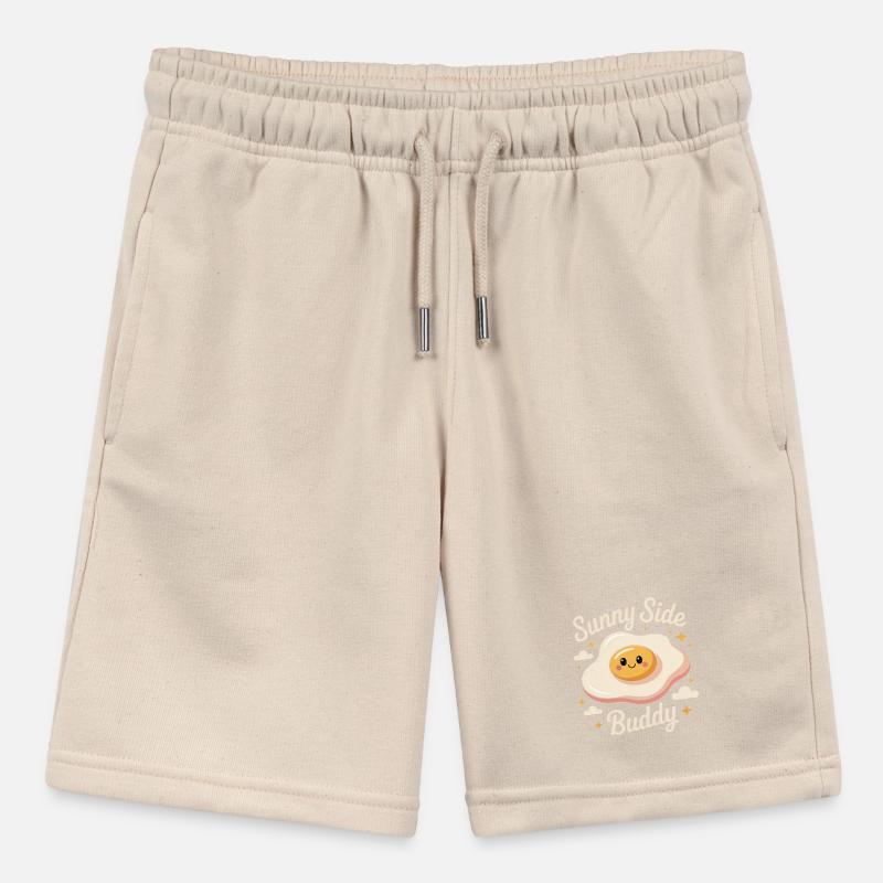 Fried Egg - Sunny Side Buddy Stanley/Stella MINI BOLTER Organic Teen Jogging Shorts
