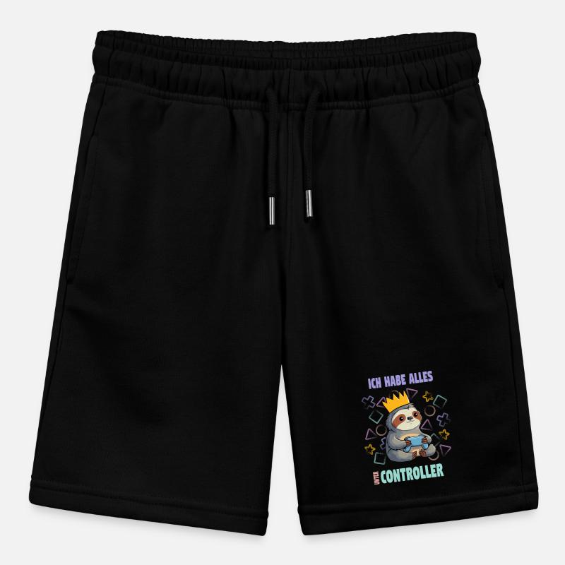 controller sloth gaming Stanley/Stella MINI BOLTER Organic Teen Jogging Shorts