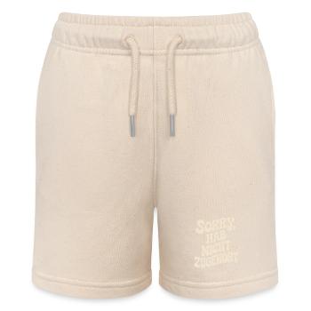 sorry didn't listen distracted anti social - Stanley/Stella MINI BOLTER Organic Teen Jogging Shorts - soft Ecru - Front
