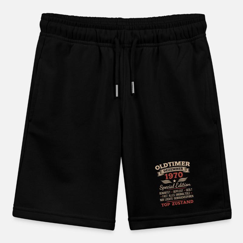 55. Geburtstag Geschenk Oldtimer Dezember 1970 Stanley/Stella Teenager Bio-Joggingshorts MINI BOLTER