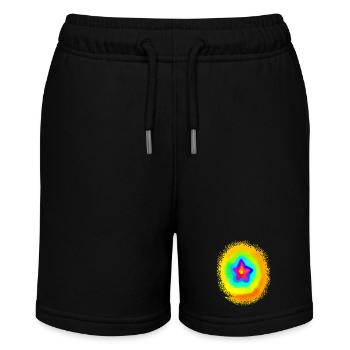 Couleurs arc-en-ciel Étoile dégradée colorée - Short bio MINI BOLTER Stanley/Stella Ado - noir - Devant